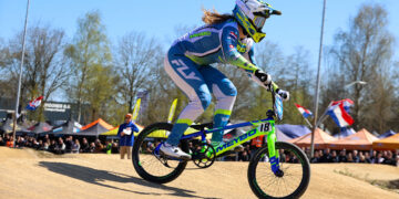 Isa van der Velden: Nederlands kampioene BMX